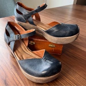 Jafa Shoes Clog Mary Jane in Navy Blue EU 40, US 9
